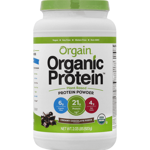 Orgain Protein Powder, Creamy Chocolate Fudge Flavored - 32.4 Ounce