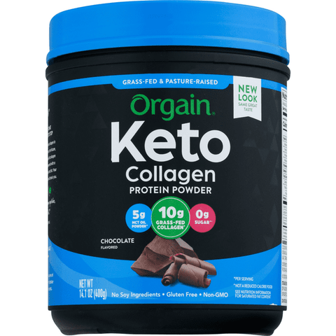 Orgain Ketogenic Collagen Vanilla Protein Powder - 14.1 Ounce