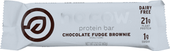 No Cow Dairy Free Chocolate Fudge Protein Bar - 2.12 Ounce