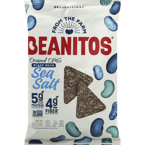 Beanitos Original Black Bean with Sea Salt Bean Chips - 5 Ounce