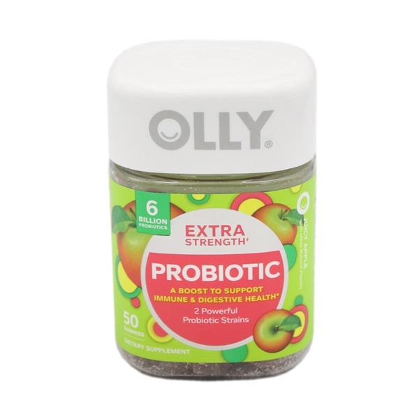 Olly Extra Strength Probiotic Juicy Apple - 50 Count