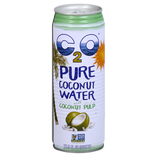 C2O Pure Coconut Water with Pulp - 17.5 Ounce