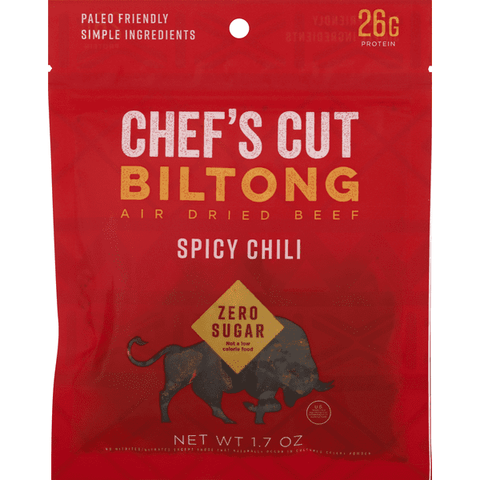 Chef's Cut Biltong, Spicy Chili - 1.7 Ounce