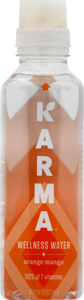 Karma Wellness Water Mind Orange Mango - 18 Ounce