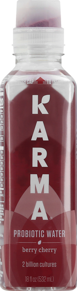 Karma Probiotic Water, Berry Cherry - 18 Ounce