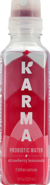 Karma Wellness Water Karma Wellness Water Probiotics Strawberry Lemonade - 18 Ounce