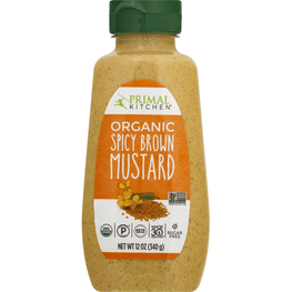 Primal Kitchen Organic Spicy Brown Mustard - 12 Ounce