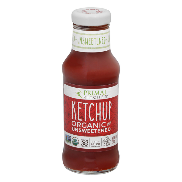 Primal Kitchen Ketchup Organic And Unsweetened - 11.3 Ounce