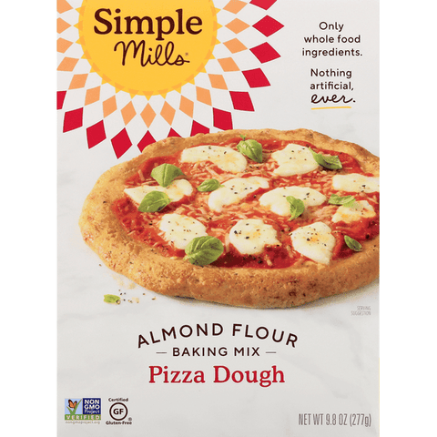 Simple Mills Pizza Dough Almond Flour Mix - 9.8 Ounce