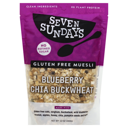 Seven Sundays Wild & Free Mix,  Blueberry Chia Buckwheat - 12 Ounce