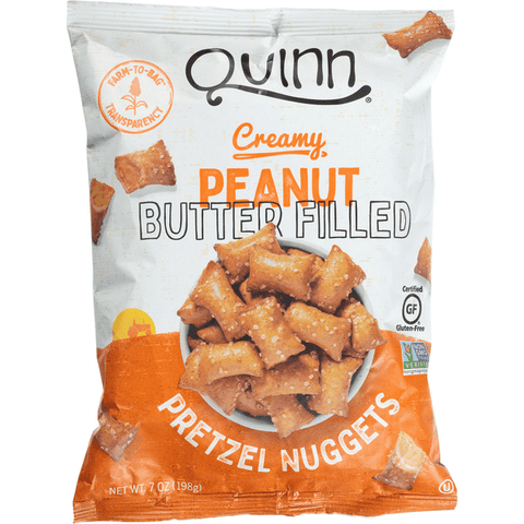 Quinn Peanut Butter Filled Pretzel Nuggets - 7 Ounce