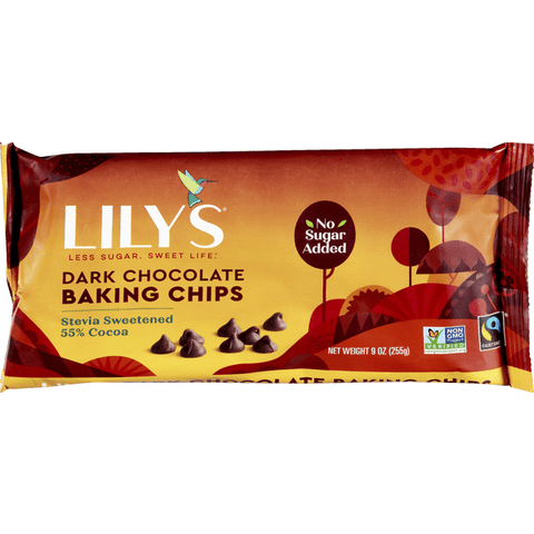 Lily's Dark Chocolate Baking Chips - 9 Ounce