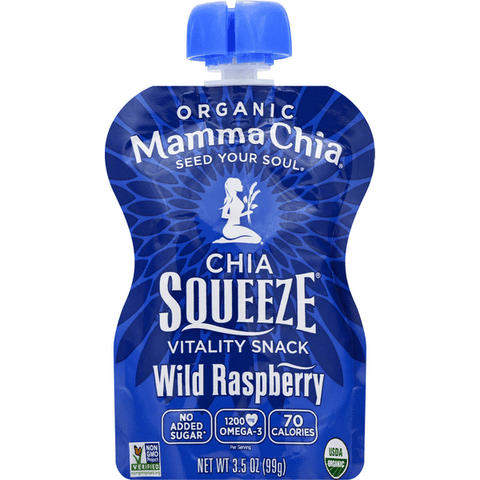 Mamma Chia Wild Raspberry Chia Squeeze - 3.5 Ounce