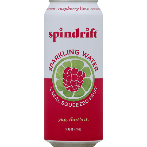 Spindrift Spindrift Sparkling Water Raspberry Lime - 16 Ounce
