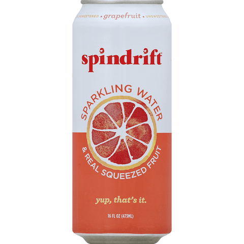 Spindrift Spindrift Sparkling Water Grapefruit - 16 Ounce
