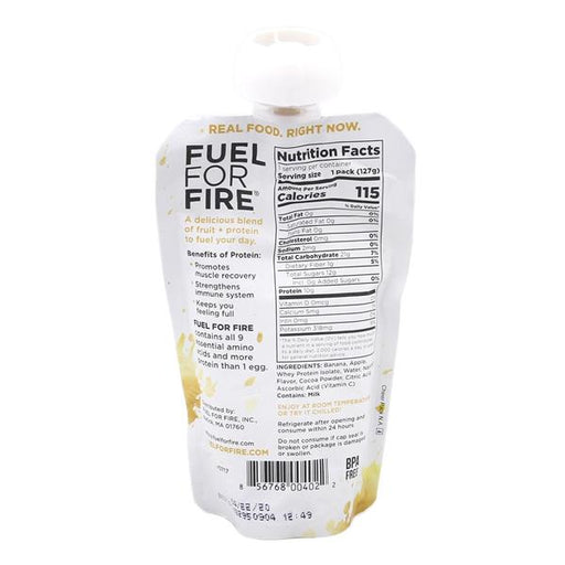 Fuel For Fire Banana Cocoa Smoothie - 4.5 Ounce