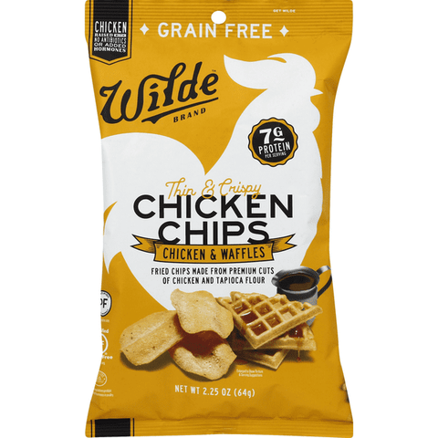 Wilde Chicken Chips Chicken & Waffles - 2.25 Ounce