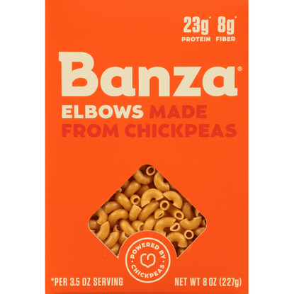 Banza Chickpea Elbow Pasta - 8 Ounce