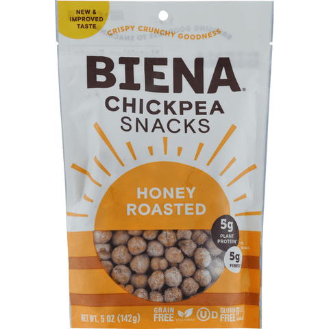 Biena Chickpea Snacks Honey Roasted - 5 Ounce