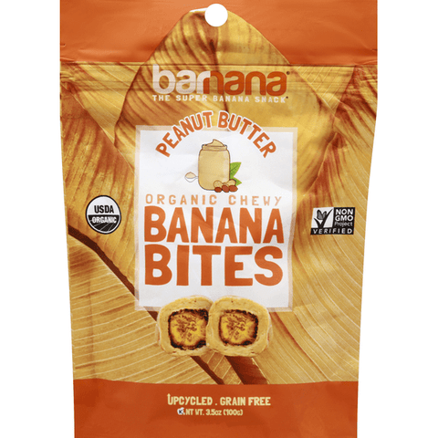 Barnana Organic Peanut Butter Banana Bites - 3.5 Ounce