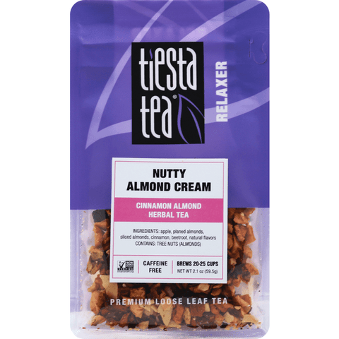 Tiesta Tea Herbal Tea, Nutty Almond Cream - 2.1 Ounce