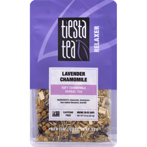 Tiesta Tea Herbal Tea, Lavender Chamomile, Caffeine Free, Relaxer, Loose Leaf - 0.9 Ounce