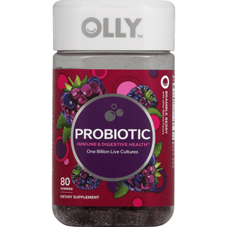 Olly Probiotic Bramble Berry Gummies - 80 Count
