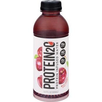 Protein2o 15g Whey Protein Isolate Infused Water, Ready To Drink, Sugar  Free, Gluten Free, Lactose Free, No Artificial Sweeteners, Wild Cherry,  16.9