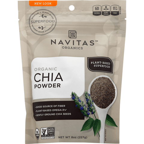 Navitas Organics Chia Powder - 8 Ounce
