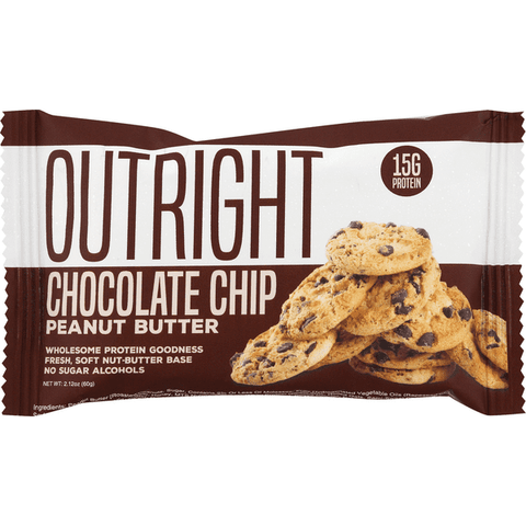 Outright Chocolate Chip Peanut Butter Bar - 2.12 Ounce