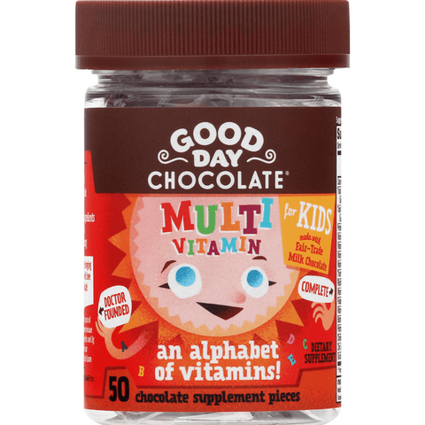 Good Day Chocolate Kids Multivitamin - 50 Count