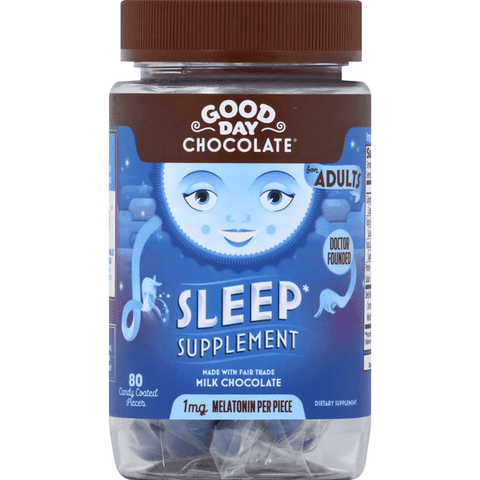 Good Day Chocolate Adult Sleep Supplement - 80 Count