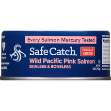 Safe Catch No Salt Added Wild Pink Salmon - 5 Ounce