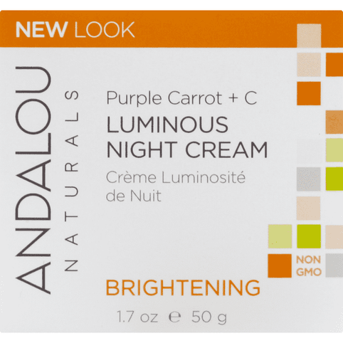 Andalou Brightening Luminous Night Cream - 1.7 Ounce