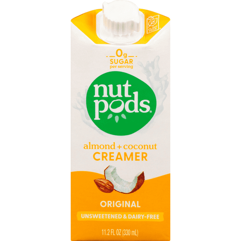 Nut Pods Unsweetened + Dairy-Free Original Creamer - 11.2 Ounce