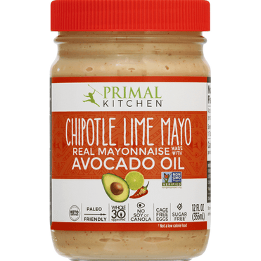 Primal Kitchen Mayo, Chipotle Lime - 12 Ounce