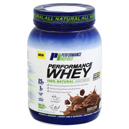 Performance Inspired Performance Whey Decadent Natural Chocolate - 35.56 Ounce