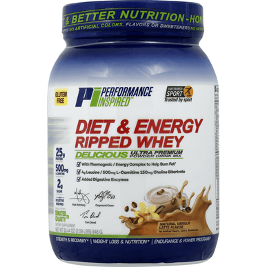 Performance Inspired Ripped Whey Natural Vanilla Latte - 33.44 Ounce