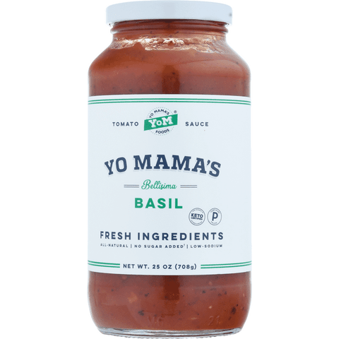 Yo Mama's Bellisima Basil Tomato Sauce - 25 Ounce