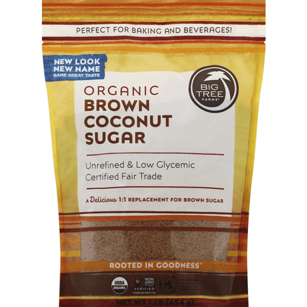 Big Tree Organic Brown Coconut Sugar - 1 Pound