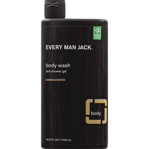 Every Man Jack Sandalwood Body Wash   - 16.9 Ounce