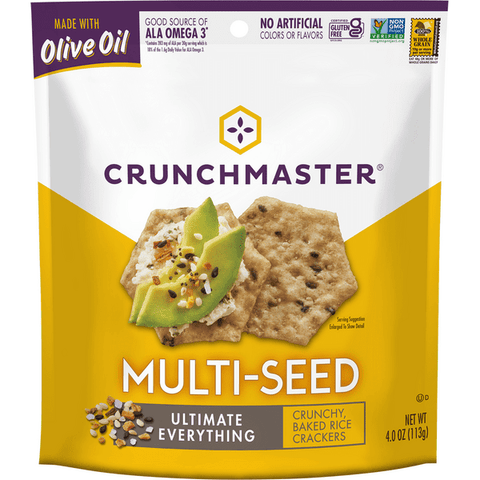 Crunchmaster Multi-Seed Ultimate Everything Crackers - 4 Ounce