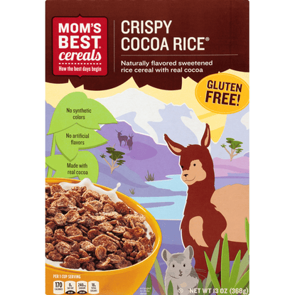 Mom's Best Crispy Cocoa Rice Cereal - 13 Ounce