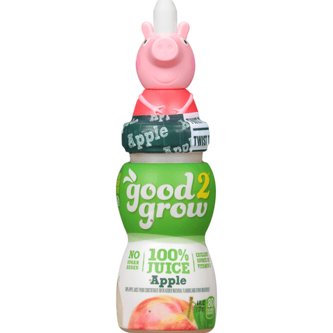 Good2Grow 100% Juice, Apple - 6 Ounce