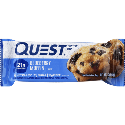 Quest Protein Bar Blueberry Muffin - 2.12 Ounce
