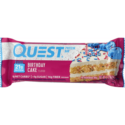 Quest Protein Bar Birthday Cake - 2.12 Ounce