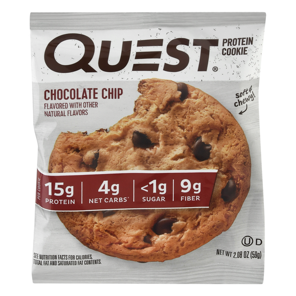 Quest Protein Chocolate Chip Cookie - 2.08 Ounce