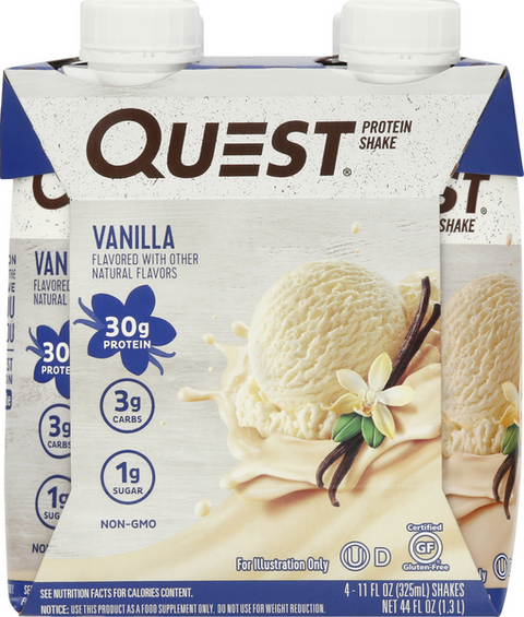 Quest Protein Shake Vanilla - 11 Ounce