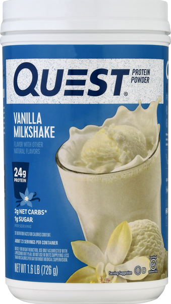 Quest Protein Powder Vanilla Milkshake - 1.6 Pound