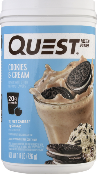 Quest Protein Powder Cookies & Cream - 1.6 Pound